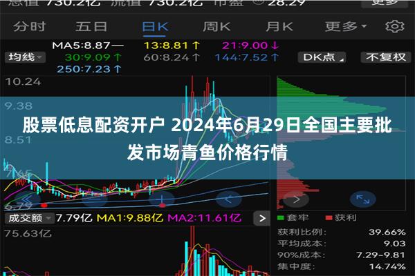 股票低息配资开户 2024年6月29日全国主要批发市场青鱼价格行情