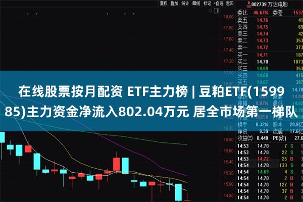 在线股票按月配资 ETF主力榜 | 豆粕ETF(159985)主力资金净流入802.04万元 居全市场第一梯队