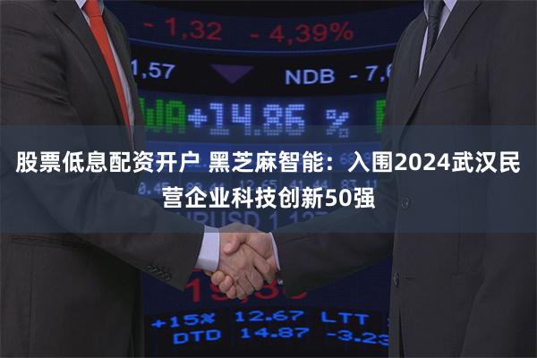 股票低息配资开户 黑芝麻智能：入围2024武汉民营企业科技创新50强